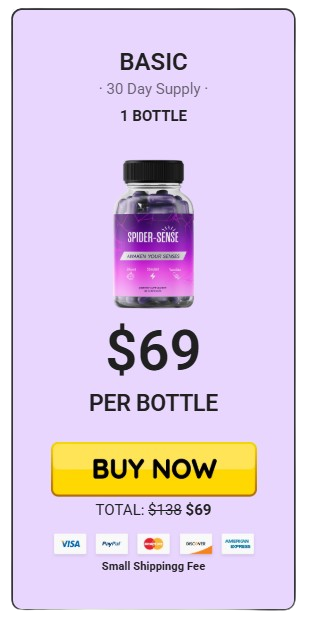 Order Spider Sense Pills 1 Bottle Now